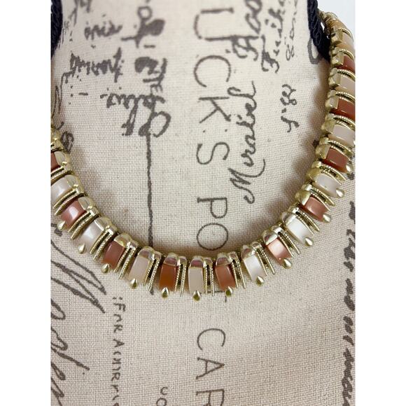 B31 CORO Thermoset Necklace Signed Vintage Statement Retro Rare feminine - Picture 7 of 11